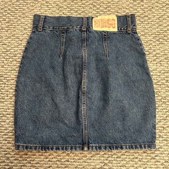 VINTAGE DENIM SKIRT - Picture 4 of 4